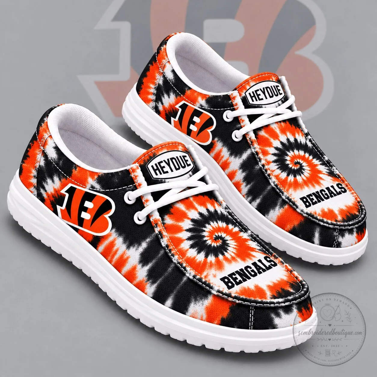 New York Yankees Baseball Personalized Name Slippers for Men and Women 10 Cincinnati Bengals Tie Dye Pattern Casual Loafers Shoes