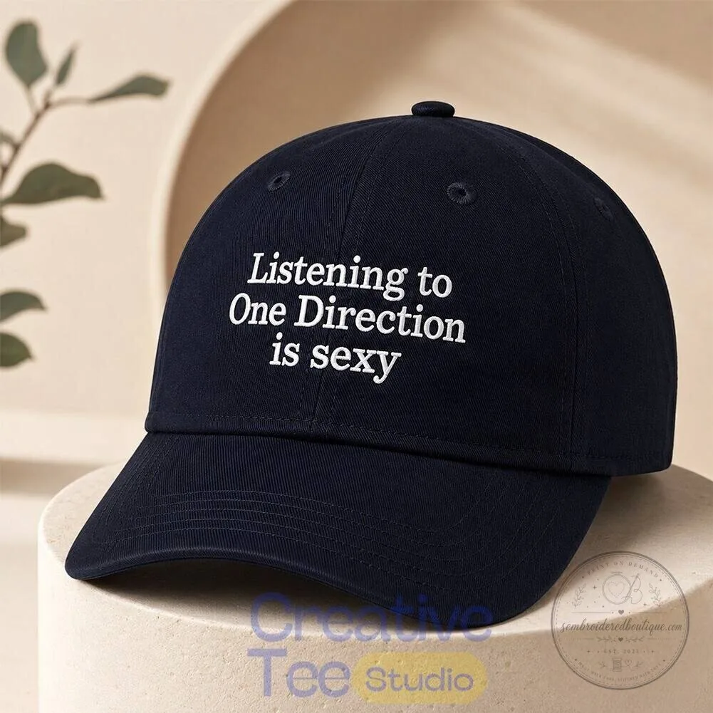 Harry Styles Listening To One Direction Is Sexy Embroidered Baseball Cap Hat 7 Harry Styles Listening To One Direction Is Sexy Embroidered Baseball Cap Hat