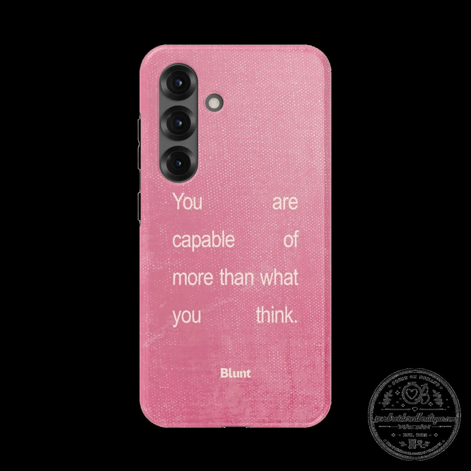 You Are Capable Of More Than What You Think Quote Pink Phone Case 5 You Are Capable Of More Than What You Think Quote Pink Phone Case
