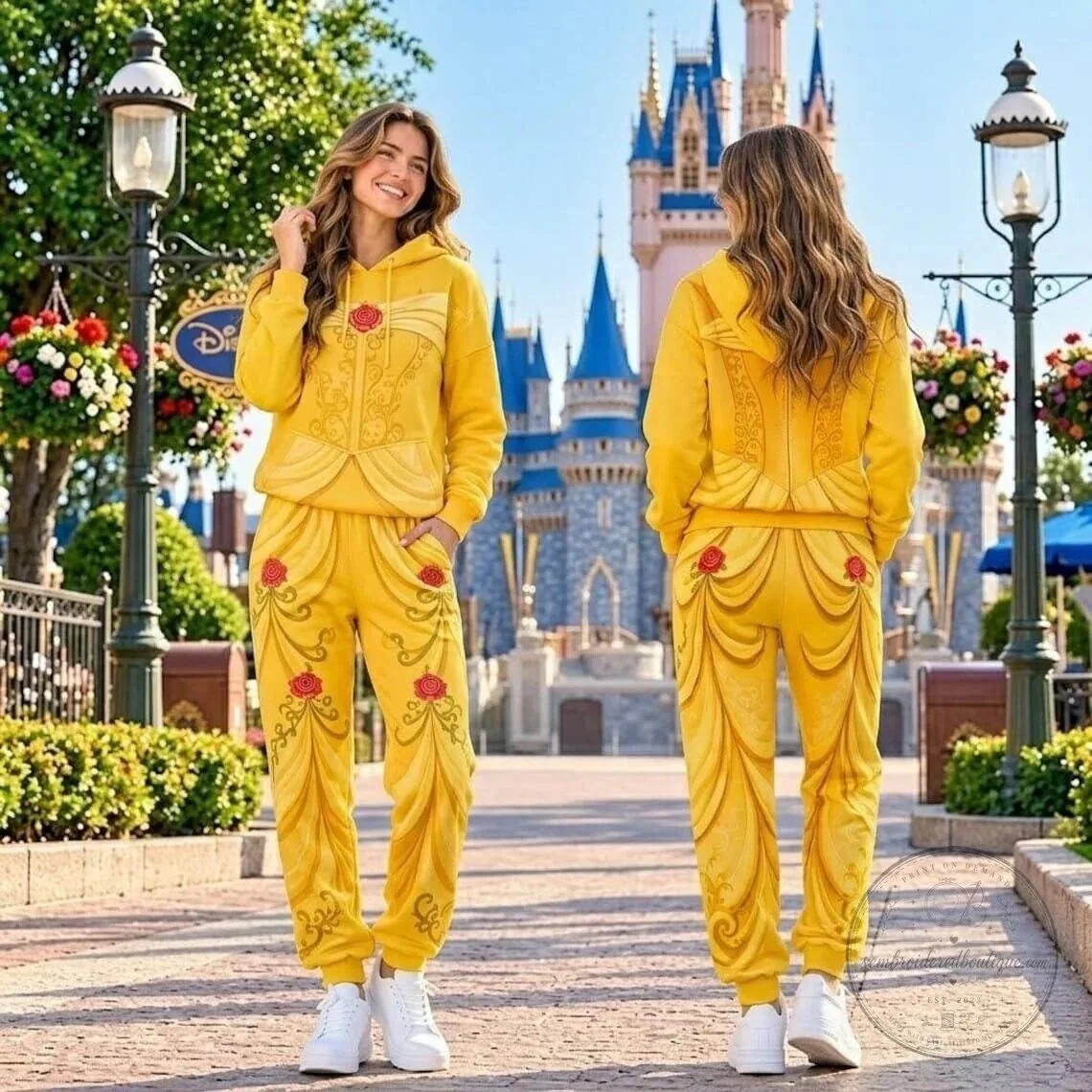 Beauty and the Beast Belle Princess Gown Golden Yellow Cosplay Hoodie 13 Beauty and the Beast Belle Princess Gown Golden Yellow Cosplay Hoodie