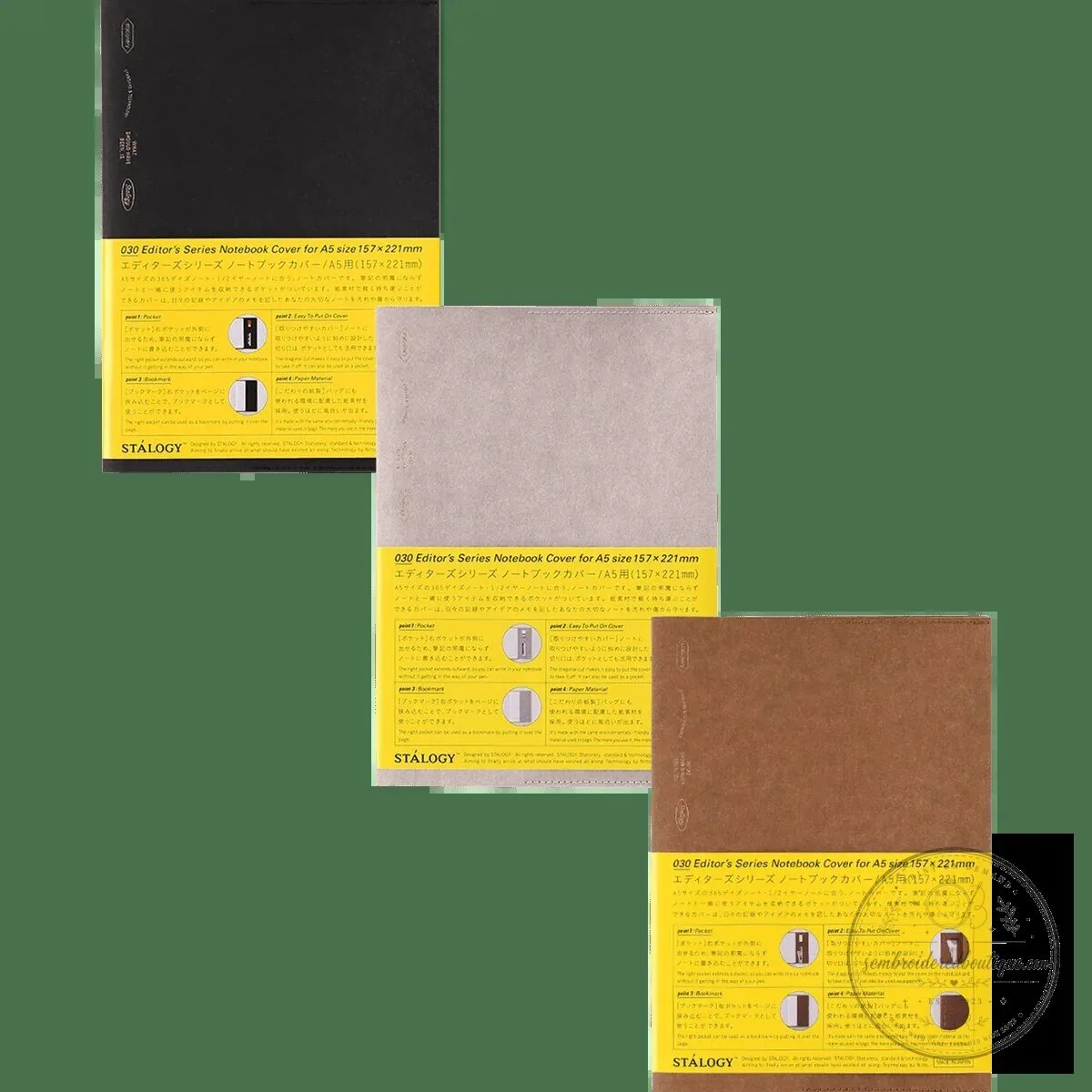 Stalogy Editor Series Notebook Cover for A5 Notebook