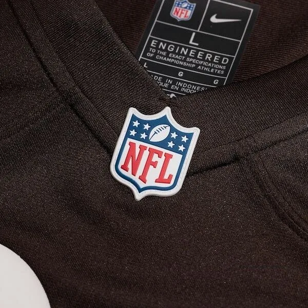 Cleveland Browns Carson Schwesinger Number 49 Brown Football Jersey 15 Cleveland Browns Carson Schwesinger Number 49 Brown Football Jersey