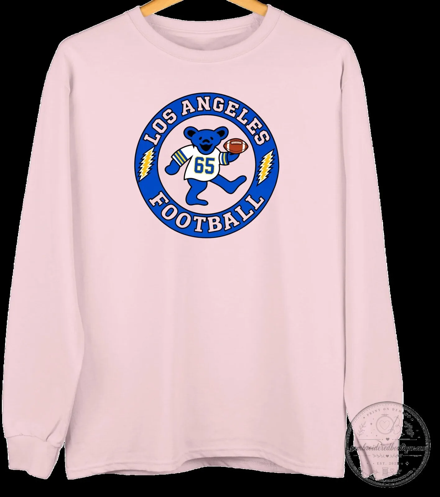 Los Angeles Football Dancing Bear Crewneck Sweatshirt 12 Los Angeles Football Dancing Bear Crewneck Sweatshirt