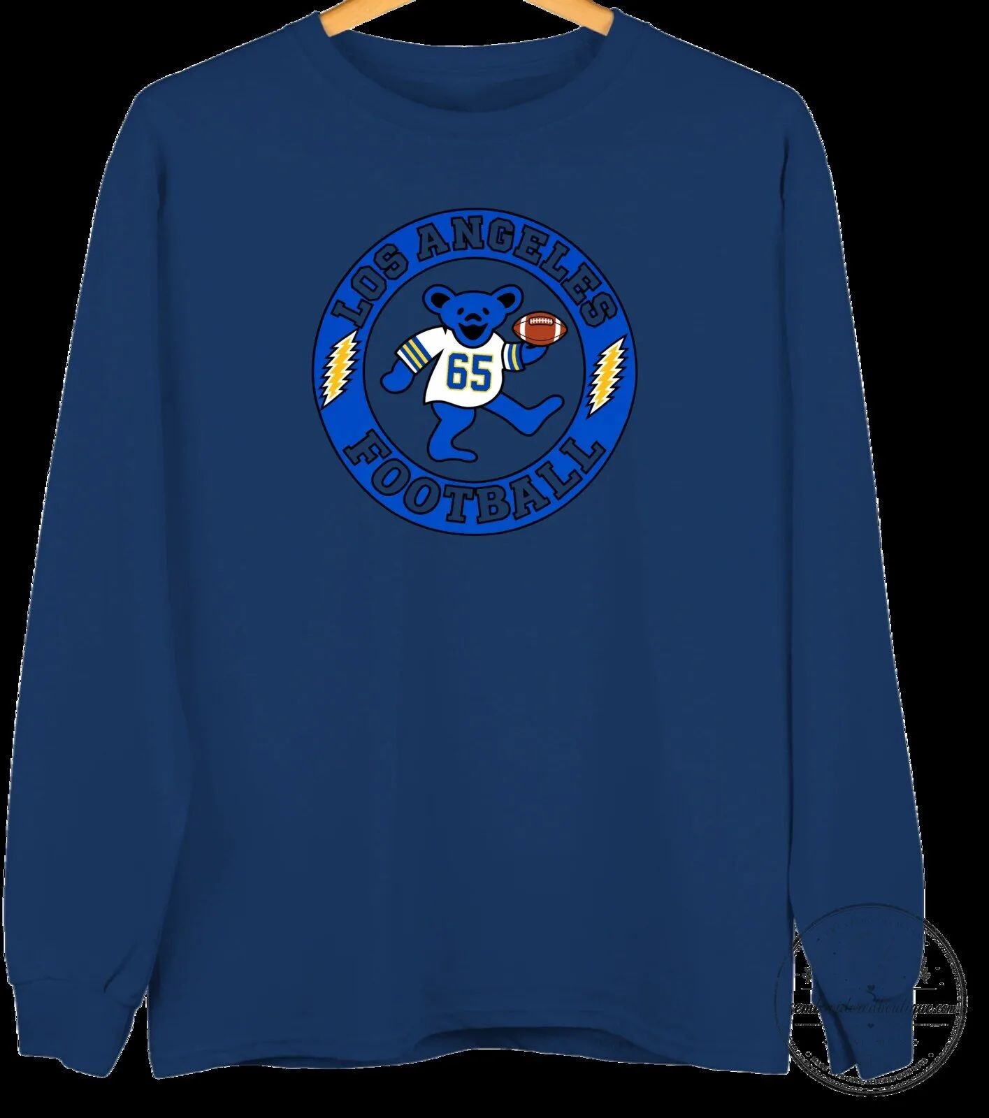 Los Angeles Football Dancing Bear Crewneck Sweatshirt 13 Los Angeles Football Dancing Bear Crewneck Sweatshirt