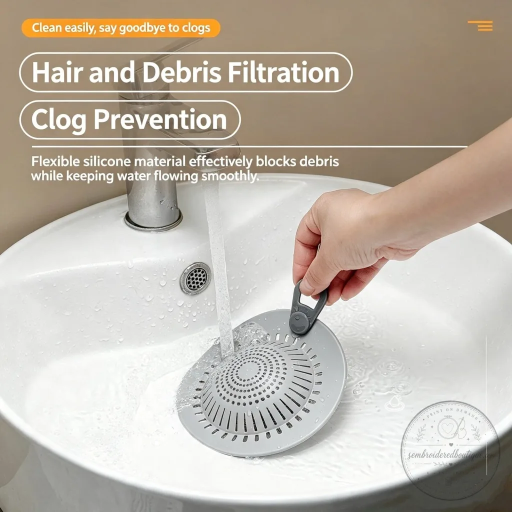 Silicone Drain Hair Catcher for Shower and Sink Clog Prevention Silicone Drain Hair Catcher for Shower and Sink Clog Prevention