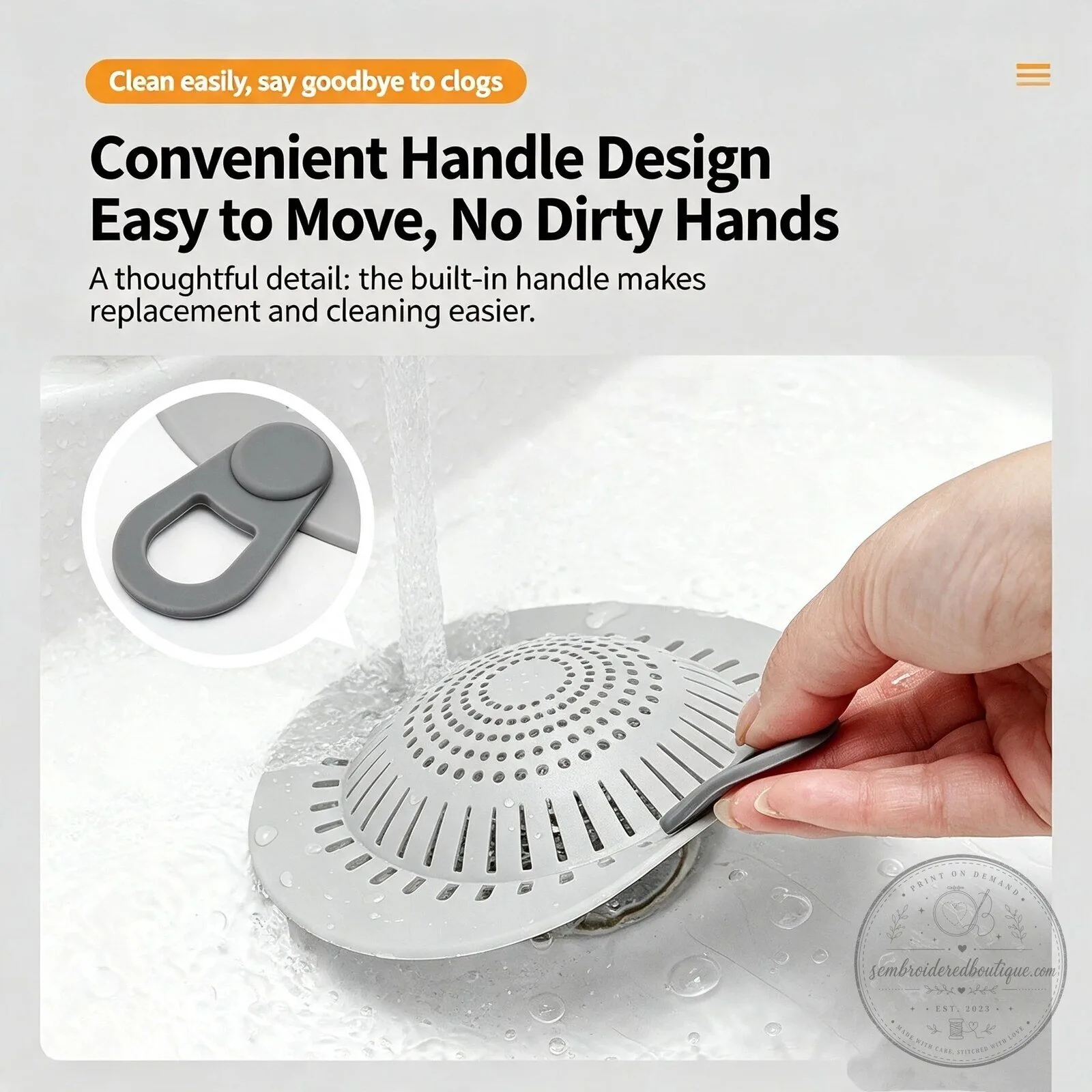 Silicone Drain Hair Catcher for Shower and Sink Clog Prevention 22 Silicone Drain Hair Catcher for Shower and Sink Clog Prevention