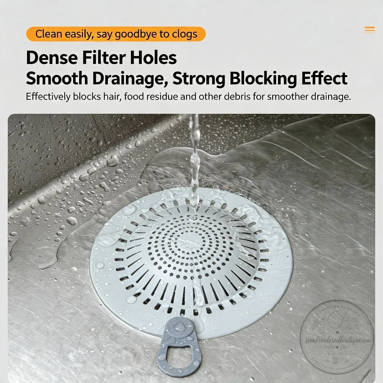 Silicone Drain Hair Catcher for Shower and Sink Clog Prevention 23 Silicone Drain Hair Catcher for Shower and Sink Clog Prevention